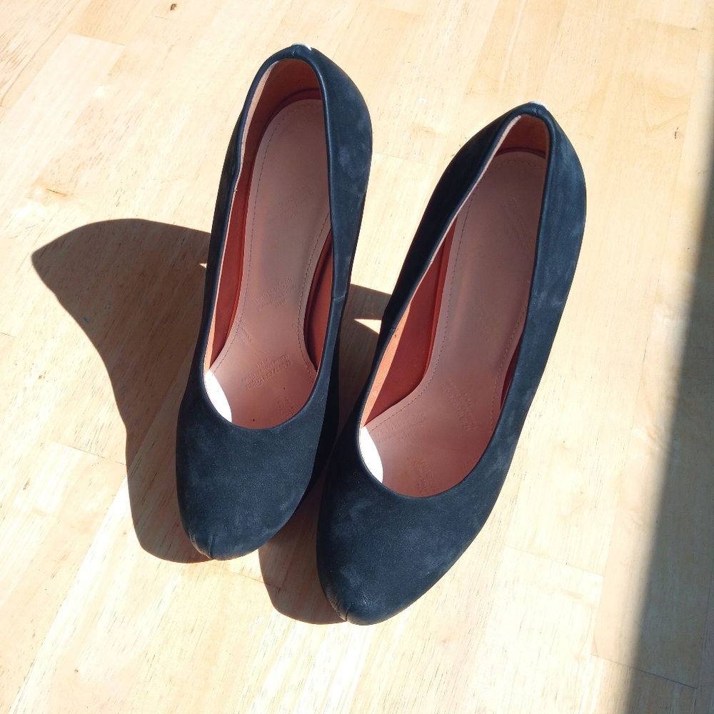 Rare Margiela Belly Heels, 38.5, Black Suede - Picture 6 of 8